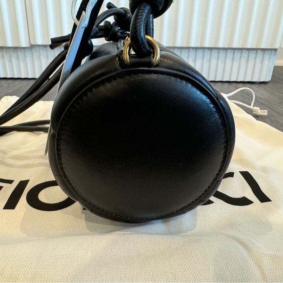 NEW Fiorucci Mella Leather Bag - Black - Picture 5 of 8